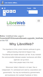 Mobile Screenshot of libreweb.org