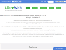 Tablet Screenshot of libreweb.org